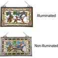 thumbnail image 5 of RADIANCE Goods Tiffany-Style Animal Design Window Panel 32" x 21", 5 of 7