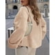 thumbnail image 2 of Suéter PRETTYGARDEN Oversized Peludo Cuello Redondo Albaricoque S, 2 of 8