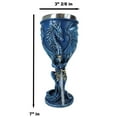 thumbnail image 3 of Ebros Ruth Thompson Dragon's Lair Sea Blade Drake 8oz Wine Goblet Chalice Cup, 3 of 8