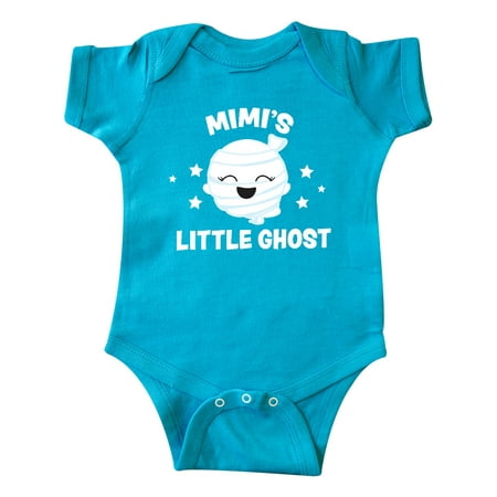 

Inktastic Cute Mimi s Little Ghost with Stars Gift Baby Girl Bodysuit