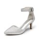 thumbnail image 1 of Zapatos de Tacón Bajo DREAM PAIRS de 6.5 cm Brillo Plateado, 1 of 7