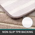 thumbnail image 5 of 50 x 80 cm, Beige, Non-Slip Bath Mat, Extra Soft Bathroom Rug, Machine Washable, Water Absorbent, 5 of 5