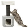 thumbnail image 4 of TRIXIE Fonda XXL Sisal & Plush 2-Level 39" Cat Tree with Scratching Post & Condo, Gray, 4 of 9