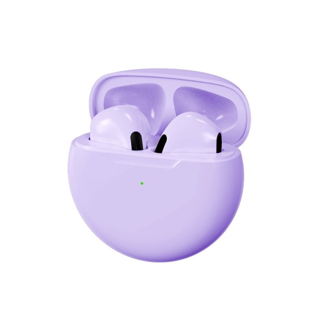 Pro6 Auriculares inalámbricos Bluetooth Tws Auriculares Mini Heaset con estuche de carga Auriculares impermeables para todos los teléfonos Huawei iPhone Dengxun unisex