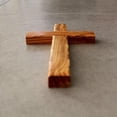 thumbnail image 2 of Cruz de Madera de Olivo de Jerusalén de 6: Regalo para Pared y Confirmación, 2 of 3