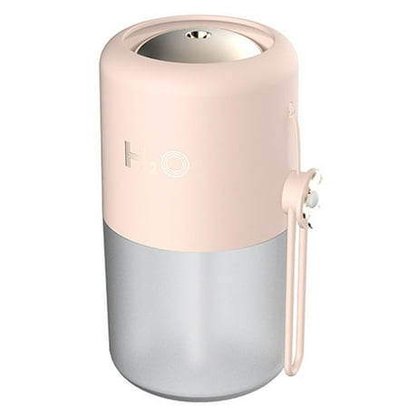 

300Ml Portable Usb Humidifier Silent Cool Mist Humidifier Wireless Air Humidifier for Bedroom Room Humidifier Pink