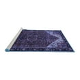 thumbnail image 2 of Ahgly Company Machine Washable Indoor Square Persian Blue Traditional Area Rugs, 7' Square, 2 of 4