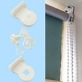 Willstar White Roller Blind Repair Kit Blind Shade Cluth Bracket Bead