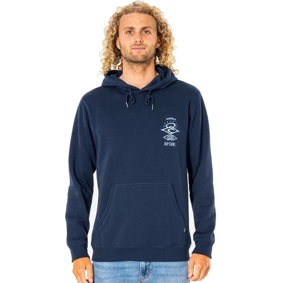 Search Icon Hood Pullover Hoody [Navy]