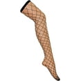 thumbnail image 4 of HSHDLDF Bas Cuisse Femme Strass Résille Élastique Bas Résille Collants, 4 of 6