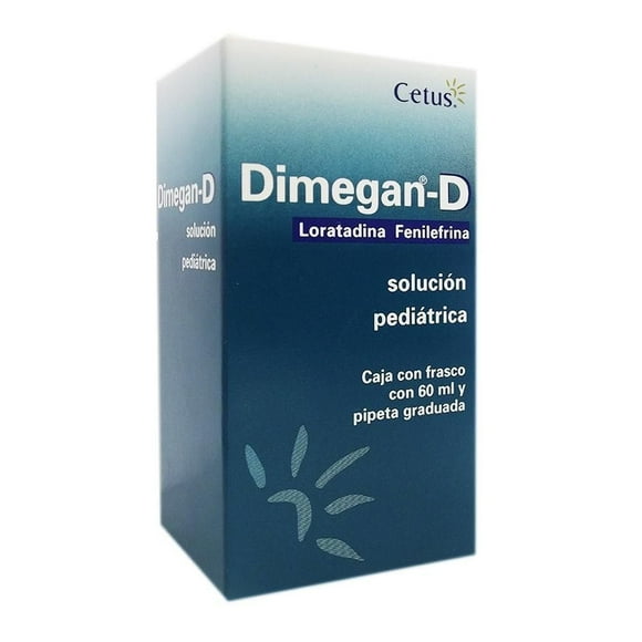 Dimegan D solución pediátrica 60 ml