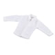 thumbnail image 5 of 1/12 camisa blanca de figura masculina, ropa de figura de soldado masculino de 6 pulgadas, decoración de muñecas en miniatura, moda, accesorios suaves, 5 of 9