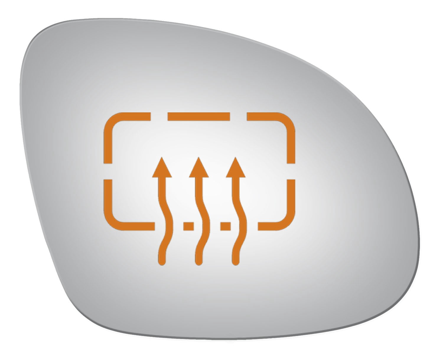Burco Side View Mirror Replacement Glass - Clear Glass - 5353H