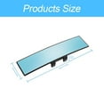 thumbnail image 4 of AMERTEER Rear View Mirror  Car Rearview Mirror 11.8in Panoramic Wide Angle Interior Rear Mirror Anti-Glare HD Clear  Clip on Rear View Mirror for Car Truck, 4 of 11