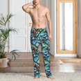 thumbnail image 4 of Bingfone Colorful Fishing Baits Mens All Over Print Sleep Pajama Pants-XX-Large, 4 of 5