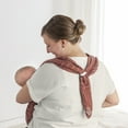 thumbnail image 4 of Itzy Ritzy Breastfeeding Boss - a Multitasking Must-Have for Nursing, Swaddling & More in Rust Mudcloth, 4 of 6