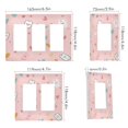 thumbnail image 2 of Yayeee Rocker Switch Wall Plate 3-Gang 6.5"x4.6" Home Decorative Outlet Cover, Love in The Air, 2 of 6