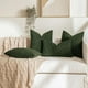 thumbnail image 3 of Funda de almohada decorativa MIULEE Boucle verde oscuro 30x51 cm, 3 of 7