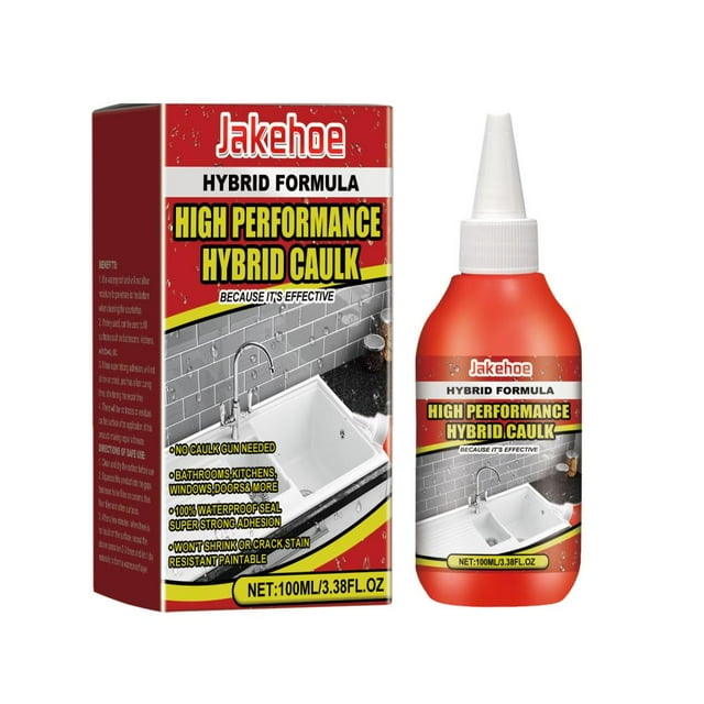 Waterproof Sealant for Kitchen & Bathroom 100ml – Flexible Polymer Adhesive, Fills Cracks, Weatherproof, Non-Yellowing, Easy Application for Walls & Windows