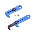 thumbnail image 3 of Unique Bargains Retractable Utility Knife, Box Cutter Letter Opener Pocket Knives, Blue, 3 of 5
