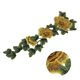 thumbnail image 5 of Parches Para Coser, Parches De Flores, 3 Colores, Costura A Mano, Bricolaje, Material De Poliéster Para Sombreros, Mochilas, 5 of 8