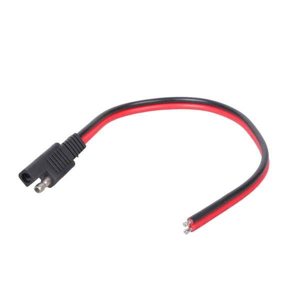 YIEMEEN 14AWG SAE Plugs to 2Pin Bare Cable DC12/24V 15A for Solar Chargers Truck Marine Use