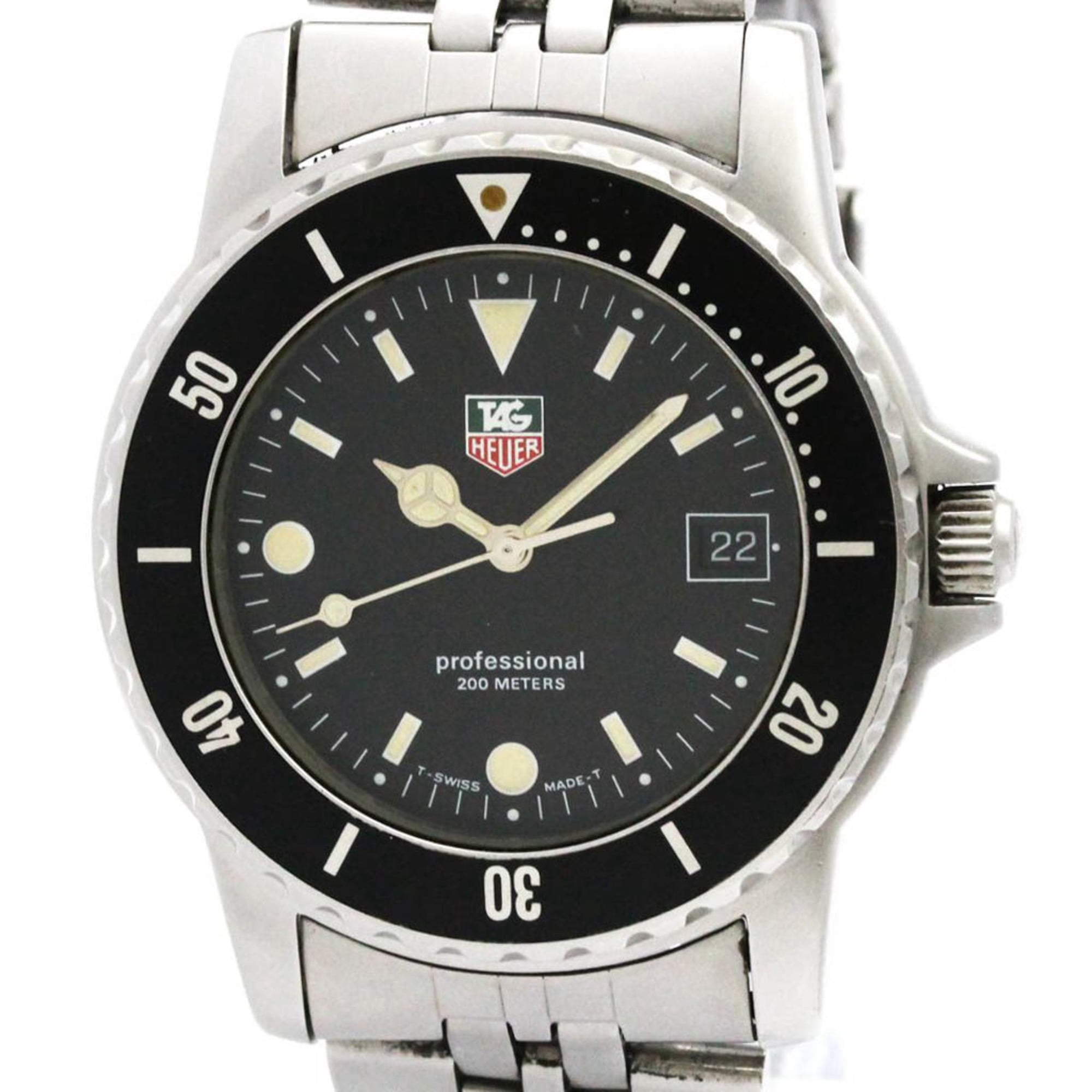 TAG Heuer 2000 chronograph 165.806 美品 TAG Heuer 2000 Silver