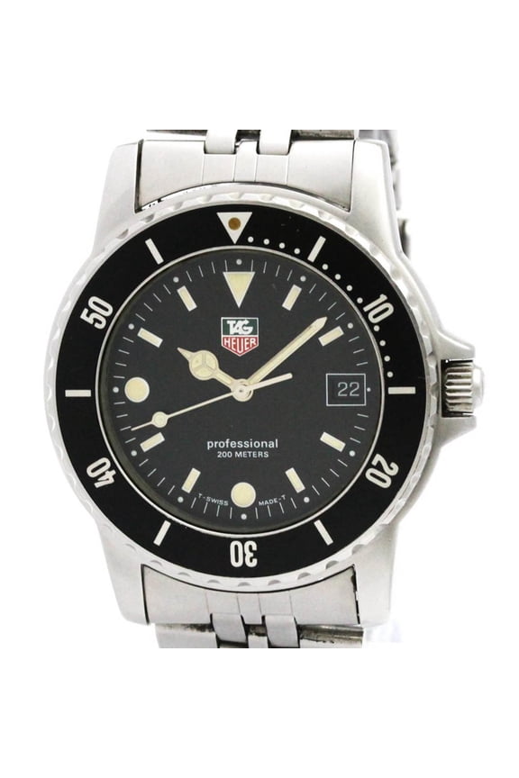 Pre-Owned TAG HEUER Professional 200 Stainless Steel Quartz Mens Watch 929.206G (Good)