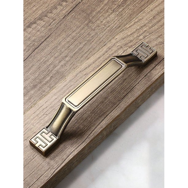 1pc Vintage Chinese Style Brass Cabinet Drawer Door Solid Aluminum Furniture Hardware Handle