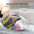 thumbnail image 4 of Yayeee Pillowcase Standard Size Set of 2 Satin Wrinkle Resistant Pillow Case, Abstract Mountain, 4 of 7
