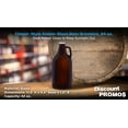 thumbnail image 4 of 6 Amber Glass Beer Growlers Set, 64 oz. - Screw on Lid, Sturdy, Barware - Amber, 4 of 5
