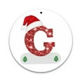 thumbnail image 1 of Christmas Pendant Creative Personalized Alphabet Hanging Ornament for Festive Christmas Tree Decoration, 1 of 8