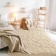thumbnail image 4 of Alfombra BENRON Fluffy Beige para salón y dormitorio 120 x 180 cm, 4 of 7