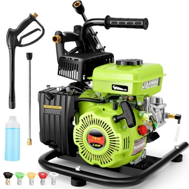 3500PSI Pressure Washer 2.4GPM Gas Power Washer 79CC Gas Powered Washing Machine Commercial High Pressure Washer with 25ft Hose&5 Nozzles for Patio Garden Yard Vehicle,EPA/CARB/ETL