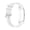White, variant on IFRINID Replacement Watch Band Compatible with Fitbit Air, Adjustable Silicone Sport Strap with Secure Snap Connectors