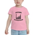 thumbnail image 2 of Future Statistician Funny Toddler T-Shirts for Boys Girls (Pink, 2T), 2 of 5