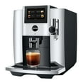 thumbnail image 2 of Jura S8 Automatic Coffee Machine with Sweet Foam Function, 4.3-Inch Touchscreen, Automatic Milk Cleaning, and 2nd Generation Professional Aroma Grinder (Chrome), 2 of 8