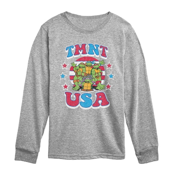 Teenage Mutant Ninja Turtles - Usa - Youth Boys Long Sleeve Graphic T-Shirt