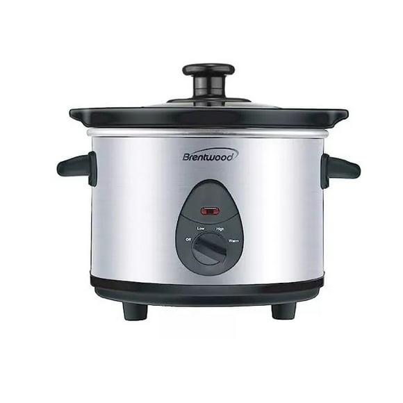 Olla de Cocción Lenta Brentwood SC130S 2.8 Lts Acero Inox