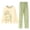 B Green, variant on Women's 2PC Matching Lounge Set Casual Fashion Long Sleeve Top and Pants Loose Soft Cute Printed Tracksuit Everyday Nightwear Pajama Yellow L