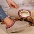 thumbnail image 3 of Women's Soft Warm Cotton Slippers - Indoor & Outdoor Use - Rubber Sole for Comfort and Durability, 3 of 10