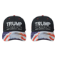 thumbnail image 1 of Trump Béisbol Casual Ajustable Trucker Sombreros para Al Aire Libre (), 1 of 9
