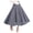 Gray, variant on Turilly Summer Skirts for Women High-Waist Solid Color Casual Chiffon Skirt Pleated Skirt A-Line Maxi Dress