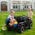 thumbnail image 6 of iYofe Ram 1500 RHO 24V 2 Seater Truck Powered Ride on with Remote Control&Bluetooth, Black, 6 of 10