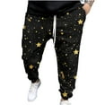 thumbnail image 1 of Pantalones de chándal de moda casual para hombres Pantalones elásticos impresos en 3D de Navidad Pompotops oipoqjl42530, 1 of 5