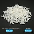 thumbnail image 3 of Uxcell M3x12+6mm Entretoise Hexagonale en Nylon Vis PCB Écrous, 1Ensemble/200 Pcs, 3 of 5