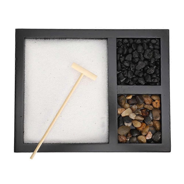 Zen Garden Sand Tray Decoration Desktop Micro Landscape Ornament Craft for Home Living Room Teahouse