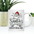 thumbnail image 2 of Koyal Wholesale Santa Claus Ceramic Coffee Mug, Santa's Favorite Obstetrician, 2 of 5