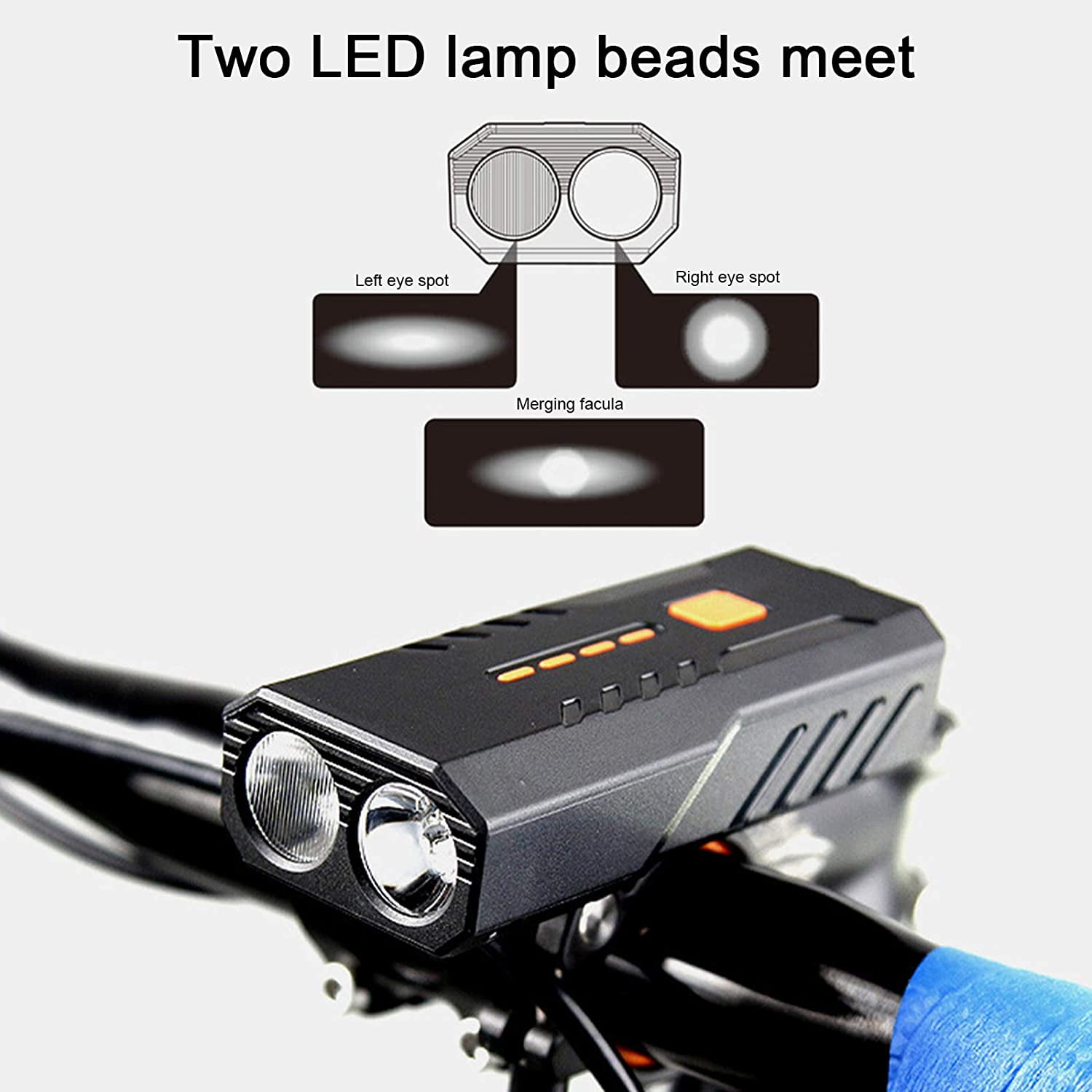 Lumiere pour velo rechargeable hotsell