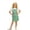 a-87Green20, variant on Girls Kids Adjustable Strap Bib Overall Skirt With Stripe Print A Line Loose Fit For Daily Outdoor Play Summer Casual Holiday Daily Outings Trendy Skirts
